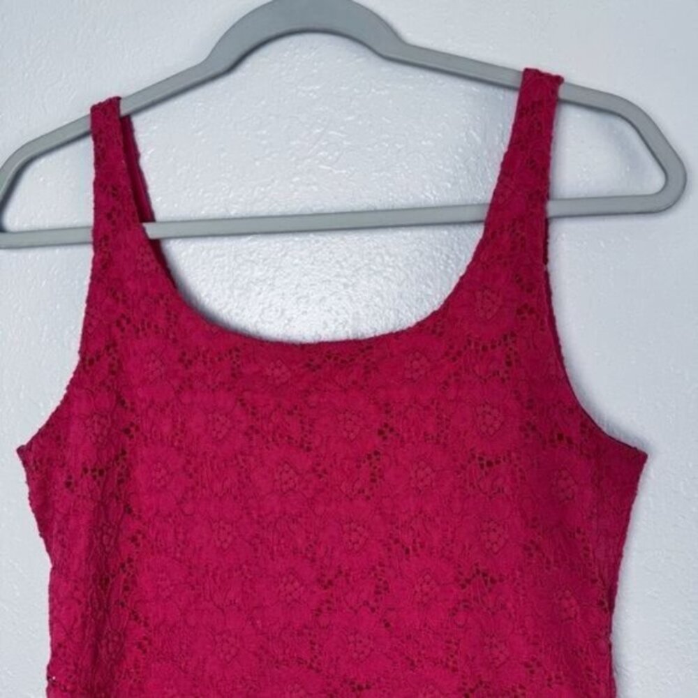 White House Black Market purple lace tank top M - Picture 6 of 9